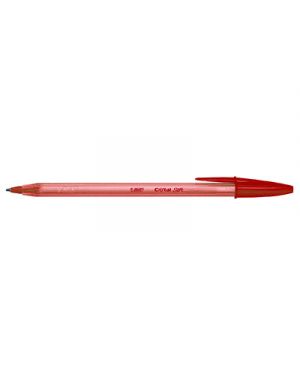 Penna a sfera BIC Cristal Soft 1,2 mm in colore rosso, confezione da 50 pezzi. 3086123340640 | initpc.it