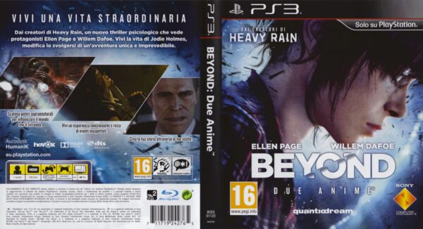 Ps3 Beyond Due Anime Sony 9242765 711719242765