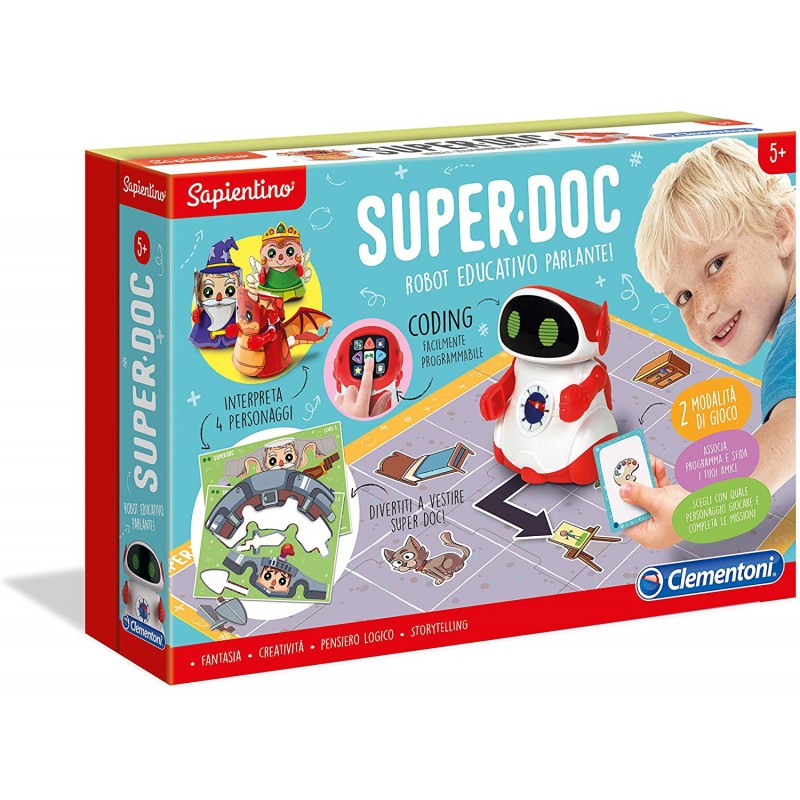 Super Doc Robottino Educativo Clementoni 12094a 8005125120949