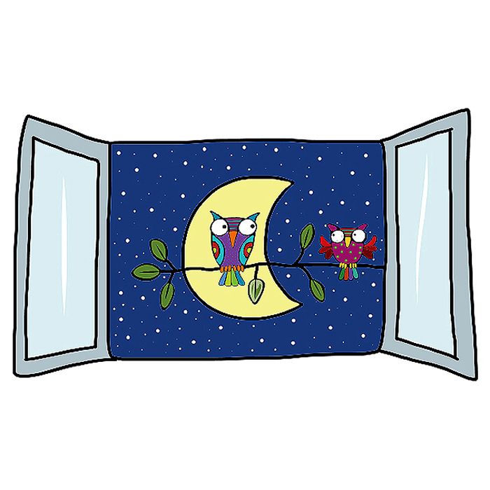 Desivi Murali Removibili Night View Size S 23x28 Wallskin