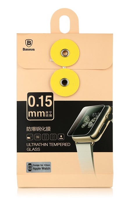 Schermo Protettivo di Veto Baseus 0 15 Mm per Apple Watch 42mm