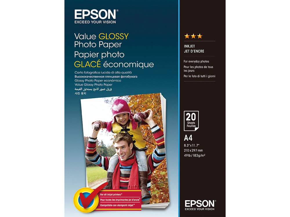 Value Glossy Photo Paper Epson Consumer Media C13s400035 8715946611877
