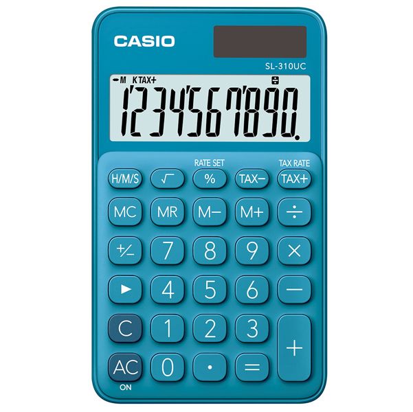 Calcolatrice Tascabile Sl 310uc Blu Casio Sl 310uc Bu 4549526700095