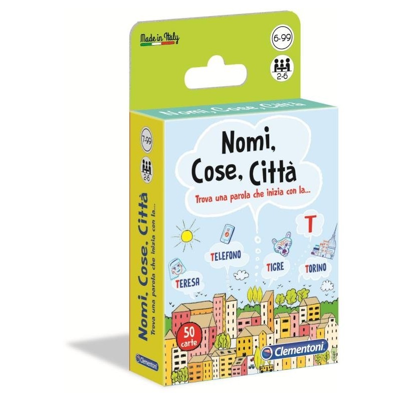 Carte Nomi Cose Citt Clementoni 16563a 8005125165636