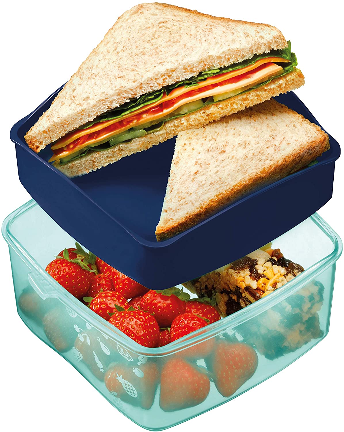 Lunch Box Picnik Easy 1 4l Azzurro Blu Maped 870104 3154148701040