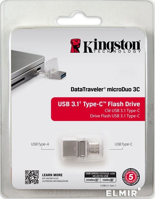 128gb Dt Microduo 3c Kingston Digital Media Product Dtduo3c 128gb 740617262551