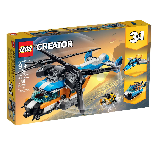 Elicottero Bi Rotore Lego 31096 5702016367904