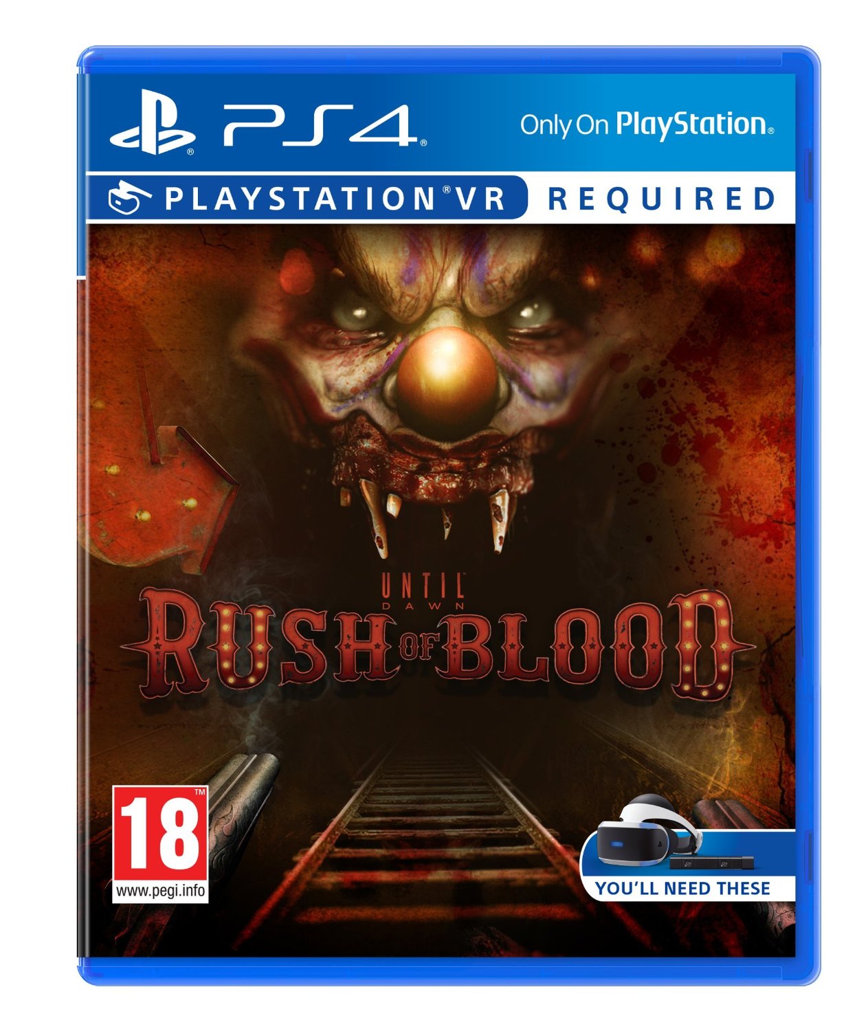 Ps4 Vr Until Dawn Rush Of Blood Sony 9847359 711719847359