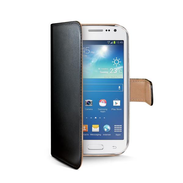 Bk Pu Wallet Case Galaxy Core Lte Celly Wally433 8021735110446