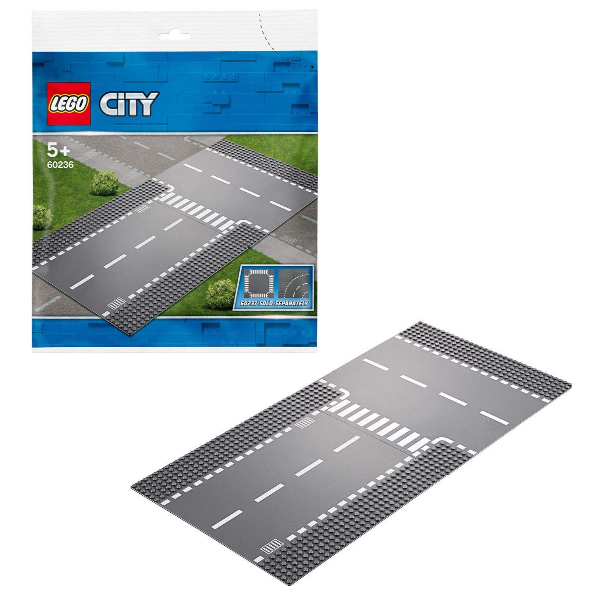 City Rettilineo e Incrocio T Lego 60236c 5702016369786