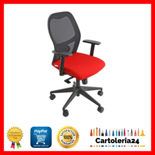 Sedia hubble pro memory regolabile rossa 102cm 8050043745064