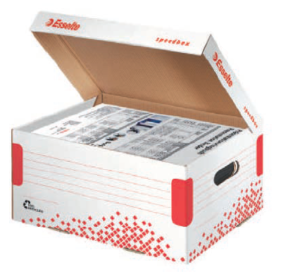 Scatola Container Speedbox Small 25 2x35 5x19 3cm Esselte Confezione da 15 Pezzi