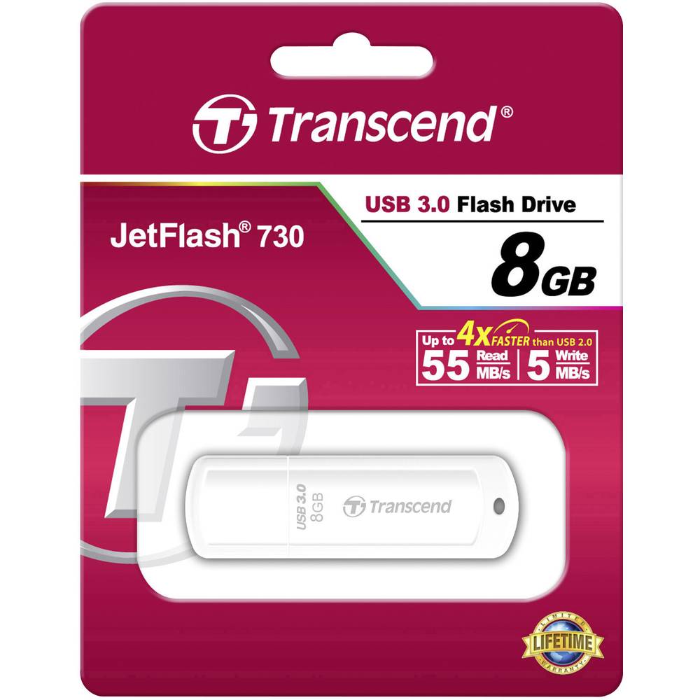 Jetflash 730 8gb Usb Drive Transcend Usb Flash Memory Ts8gjf730 760557824923