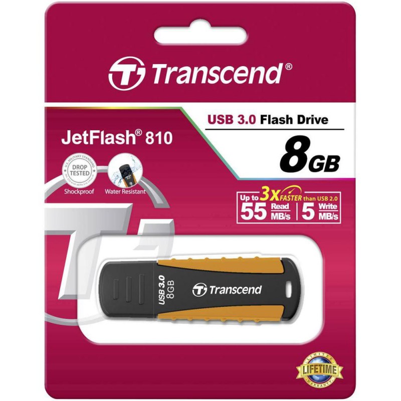 Jetflash 810 8gb Usb Drive Transcend Usb Flash Memory Ts8gjf810 760557825319