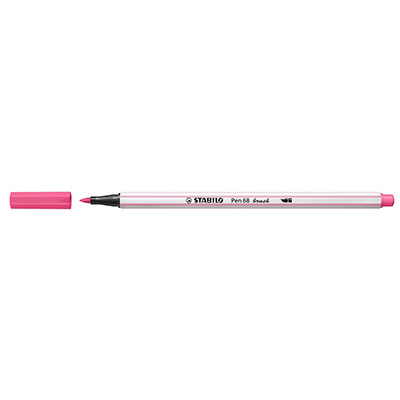 Penna Stabilo Pen 68 brush rosa