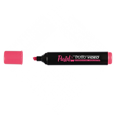 Evidenziatore Tratto video pastel rosso ciliegia 12