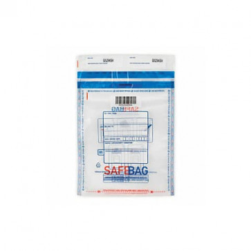 Sacchetti di sicurezza trasparente conf. 500 pz - 321x470+40 mm Safe Bag C3