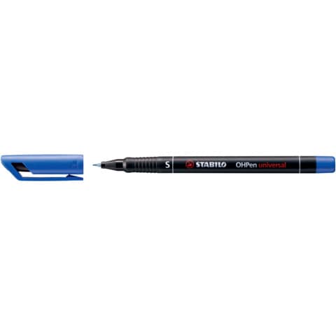Penna Stabilo OHPen universal Superfine (S) 0,4 mm blu 841/41