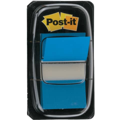 Segnapagina post-it index in blu con dispenser da 50 pezzi 021200706899