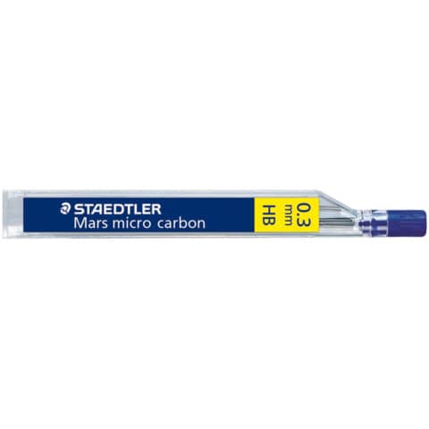 Mine staedtler mars micro 0,3 mm in grafite dura h per disegno 4007817213438