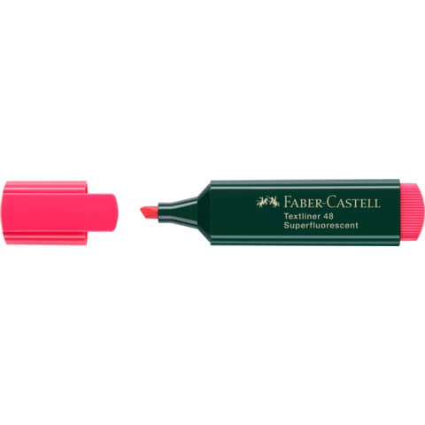 Evidenziatore Faber-Castell Textliner 48 Refill tratto 1-2-5 mm rosso 154821