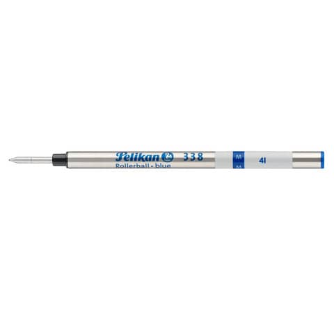 Refill penne roller pelikan 338 m blu alta qualità punta 1mm 4012700922182