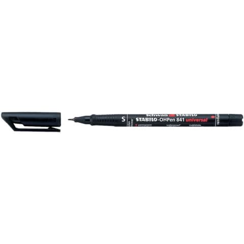 Penna Stabilo OHPen universal Superfine (S) 0,4 mm nero 841/46