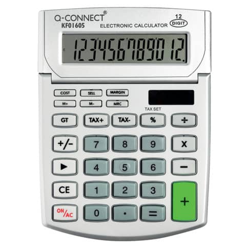 Calcolatrice solare da tavolo Q-Connect M - 12 cifre KF01605
