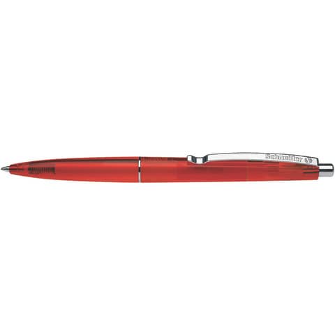 Penna a sfera a scatto Schneider K 20 Icy Colours ricaricabile tratto M rosso P132002