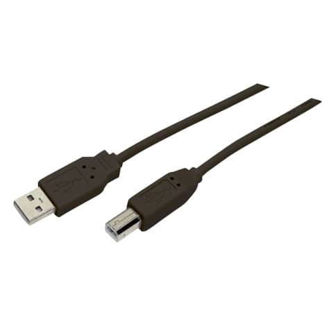 Cavo usb 2.0 a/b nero 3m media range 4260057126498