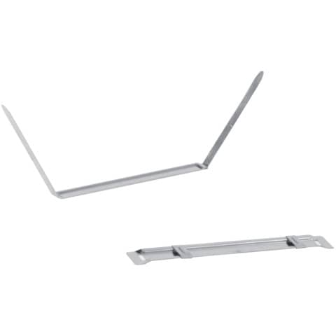 Clip fermafogli q connect metallo 80 mm da 50 pezzi 5705831260832