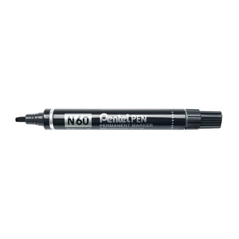 Marker Pentel Pen n60 punta scalpello nero