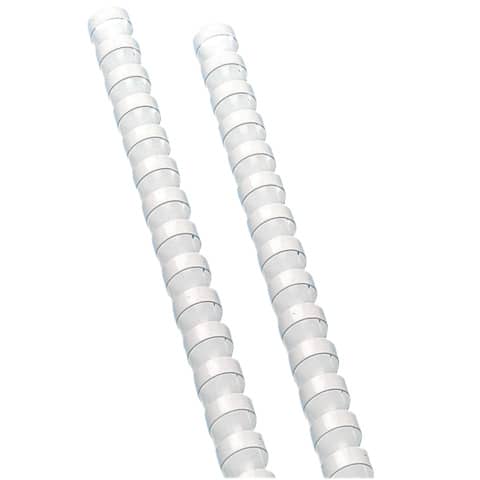 Dorsi a spirale Q-Connect A4 bianco 12 mm - fino a 95 fogli Conf. 100 pezzi - KF24023