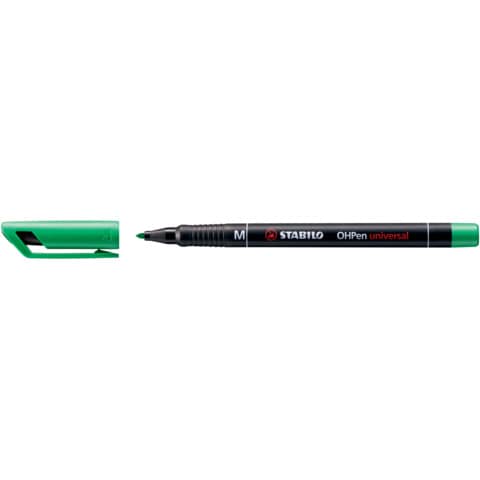 Penna Stabilo OHPen universal Medio (M) 1 mm verde 843/36