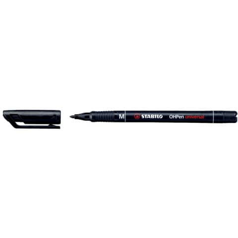 Penna Stabilo OHPen universal Medio (M) 1 mm nero 843/46
