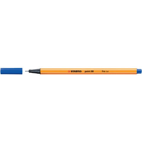 Stabilo point 88 fineliner blu scuro 0,4 mm punta metallo 4006381105279