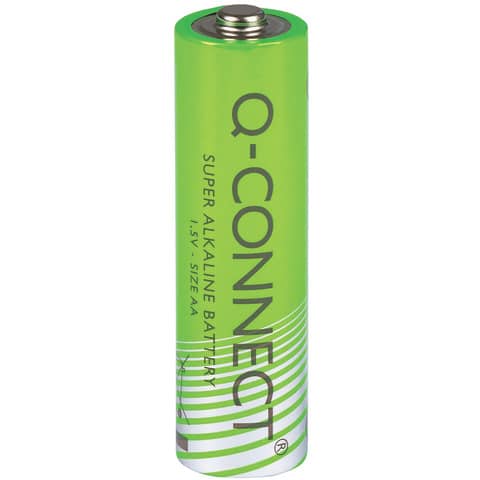 Batteria alcalina Q-Connect Mignon 1.5 V AA/LR6 conf. da 4 - KF00489