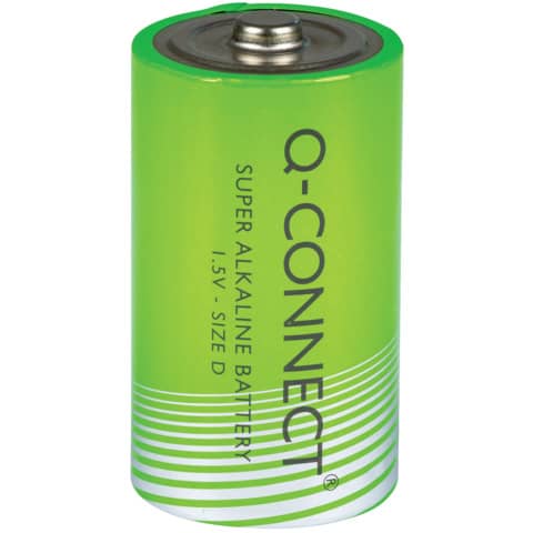Batteria alcalina Q-Connect Mono 1.5 V LR20/D conf. da 2 - KF00491