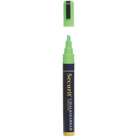 Pennarello a gesso liquido Securit® a punta media 2-6 mm verde SMA510-GR