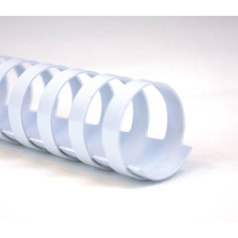 Dorsi plastici CombBind a 21 anelli - 16 mm A4 - fino a 145 fogli - conf da 100 dorsi GBC bianco - 4028610