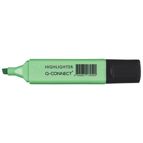 Evidenziatore q-connect verde pastello 1,5-2 mm acqua 5705831179592