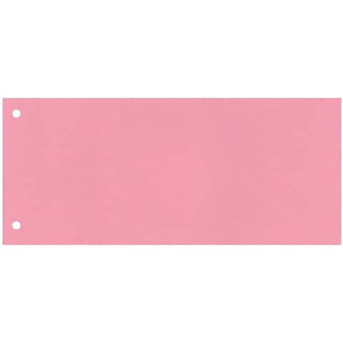 Separatore per archivio con due fori Q-Connect 24x10,5 cm 190 g/m² rosa conf. da 100 - KF00517