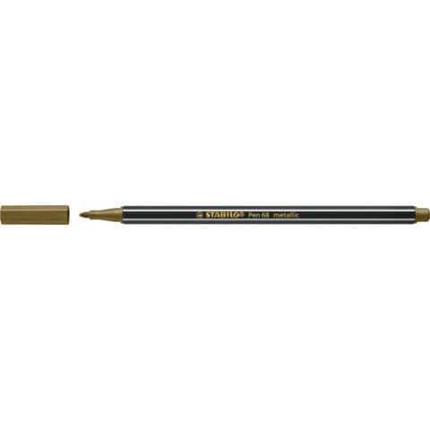 Penna Stabilo Pen 68 metallic oro