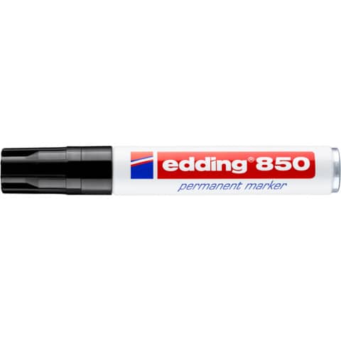 Marcatore permanente edding 850 punta scalpello 5-15 mm nero 4-850001