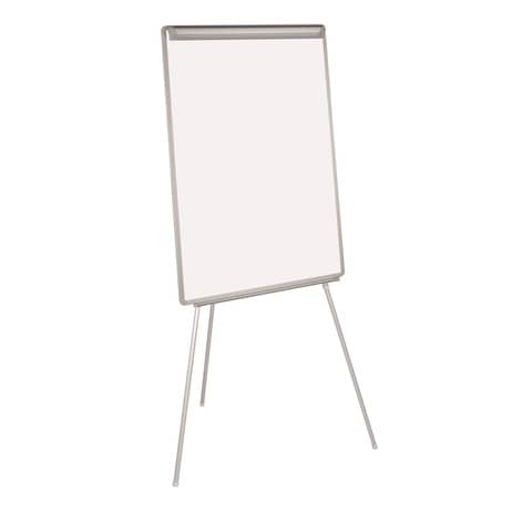 Lavagna magnetica ecologica 70x100 cm bianca con cavalletto treppiedi 5603750506997