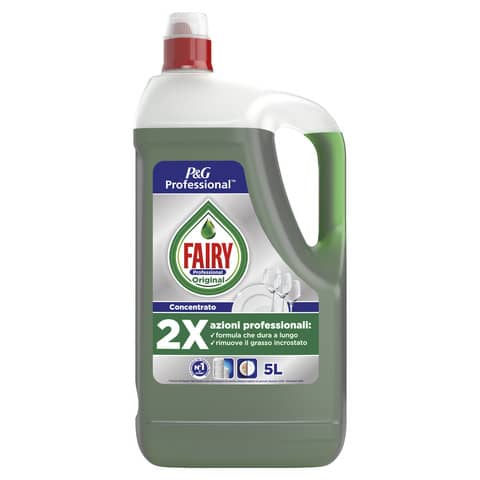 Detergente liquido per stoviglie Fairy Original verde 5 L PG187