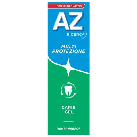 Dentifricio AZ Multiprotezione carie gel tubetto da 75 ml PG172