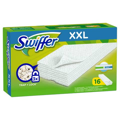 Panni ricambio swiffer xxl per pavimenti, 16 pezzi 5413149221789