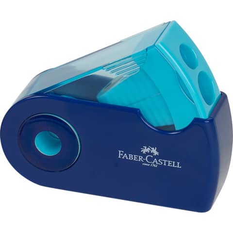 EC -Temperamatite ergonomico Faber-Castel Mini Sleeve 2 fori - colori assortiti - 182704