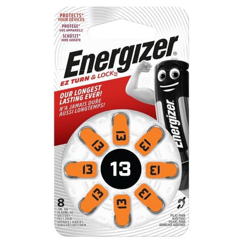Batterie a bottone ENERGIZER 13  conf. da 8 - E301431601